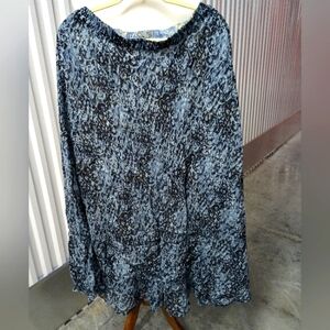 A woman's long skirt